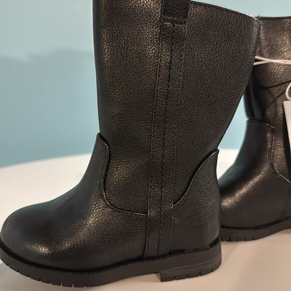 Toddler Girls' Mimi Riding Boots - Cat & Jack Black 5T - Picture 1 of 6